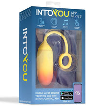 Load image into Gallery viewer, HUEVO VIBRADOR CON APP SILICONA DOBLE CAPA
