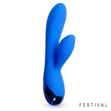 Load image into Gallery viewer, VIBRADOR USB AZUL MARNA FESTIVAL
