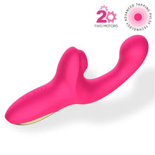 Load image into Gallery viewer, VIBRADOR TRIPLE FUNCIÓN CON FINGER Y PULSACIÓN TAPPING ACTION VOLSE
