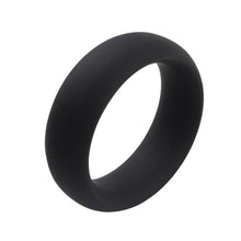 Load image into Gallery viewer, ANILLO PARA EL PENE INFINITY SILICONA L NEGRO CHISA - SpicyandLove
