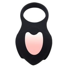 Load image into Gallery viewer, ANILLO VIBRADOR CON LED CONTROL REMOTO USB SILICONA - SpicyandLove
