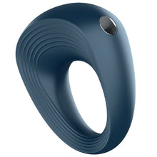 Load image into Gallery viewer, ANILLO VIBRADOR PARA EL PENE AZUL OSCURO SATISFYER - SpicyandLove
