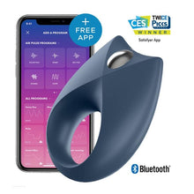 Cargar imagen en el visor de la galería, ANILLO VIBRADOR ROYAL ONE SATISFYER AZUL - SpicyandLove
