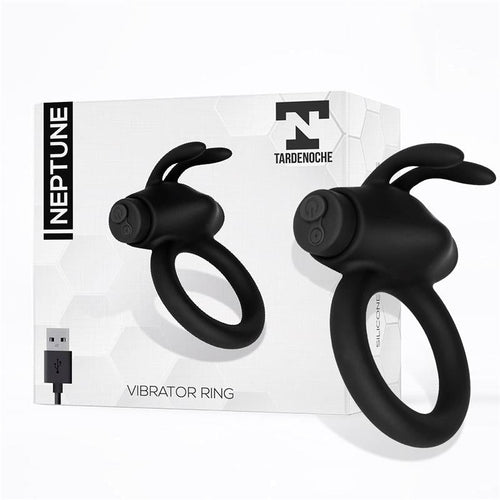 ANILLO VIBRADOR SILICONA RECARGABLE USB NEPTUNE - SpicyandLove