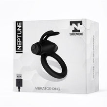 Cargar imagen en el visor de la galería, ANILLO VIBRADOR SILICONA RECARGABLE USB NEPTUNE - SpicyandLove
