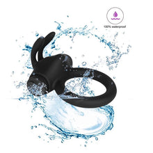 Load image into Gallery viewer, ANILLO VIBRADOR SILICONA RECARGABLE USB NEPTUNE - SpicyandLove
