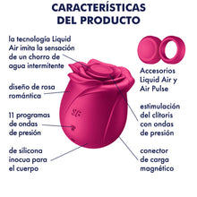 Cargar imagen en el visor de la galería, SUCCIONADOR ROSA AIR PULSE PRO 2 CLASSIC BLOSSOM VIBRADOR SATISFYER
