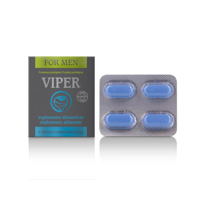 POTENCIADOR MASCULINO VIPER 4 CAPSULAS COBECO PHARMA