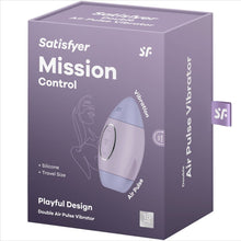 Cargar imagen en el visor de la galería, SATISFYER SUCCIONADOR Y VIBRADOR MISSION CONTROL
