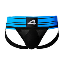 Cargar imagen en el visor de la galería, SUSPENSORIO ESTILO RUGBY BOXER ELECTRIC BLUE
