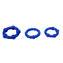 Cargar imagen en el visor de la galería, ANILLOS PARA EL PENE BEADED AZUL - Spicyandlove
