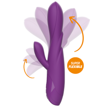 Cargar imagen en el visor de la galería, VIBRADOR FLEXIBLE CON CONEJITO REWORABBIT
