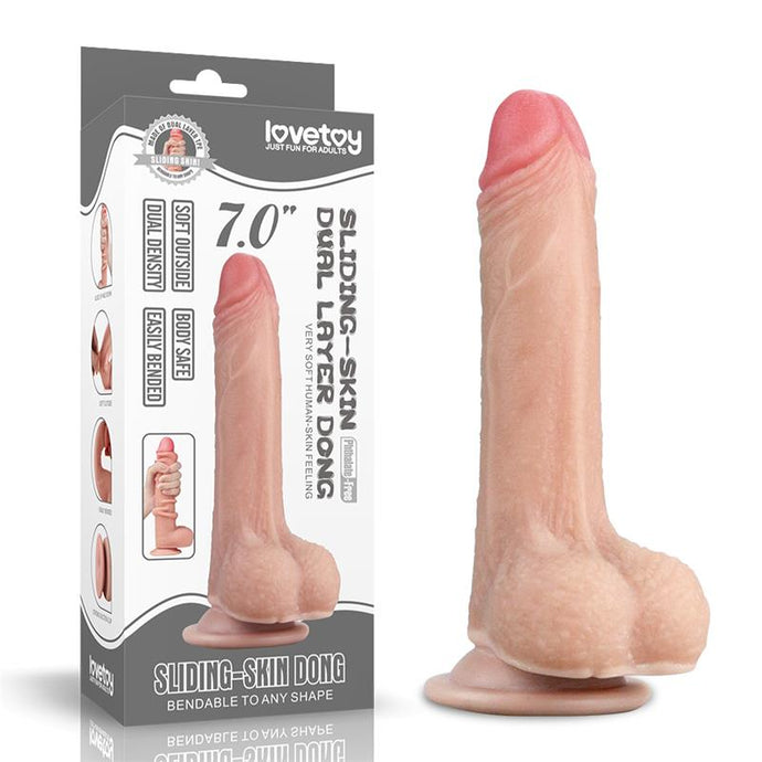 DILDO SLIDING NATURAL - VARIAS MEDIDAS