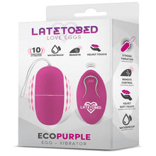 Load image into Gallery viewer, HUEVO VIBRADOR CON CONTROL REMOTO ECOPURPLE - Spicyandlove
