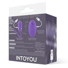 Load image into Gallery viewer, HUEVO VIBRADOR CON CONTROL REMOTO RECARGABLE
