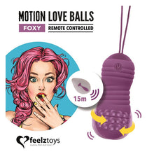 Load image into Gallery viewer, HUEVO VIBRADOR MOTION LOVE BALLS CON CONTROL REMOTO FOXY
