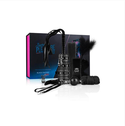 SET SECRETO BLACK FANTASY NEGRO - Spicyandlove