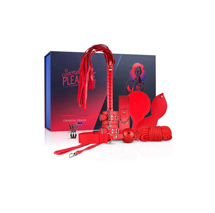 SET SECRETO BLACK FANTASY ROJO - Spicyandlove