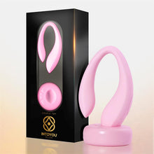 Load image into Gallery viewer, JUGUETE VIBRADOR PARA PAREJAS 180º USB SILICONA
