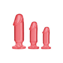 Cargar imagen en el visor de la galería, PLUG ANALES STARTER KIT 3 ROSA - Spicyandlove
