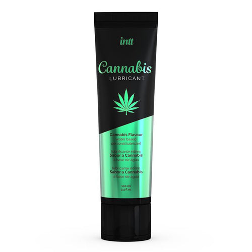 LUBRICANTE A BASE DE AGUA SABOR CANNABIS 100 ML - Spicyandlove