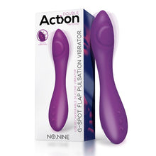 Load image into Gallery viewer, VIBRADOR PUNTO G FUNCIÓN DE PULSACIÓN SILICONA ACTION NO. NINE - Spicyandlove
