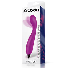 Load image into Gallery viewer, VIBRADOR HIPER-FLEXIBLE PUNTO-G SILICONA ACTION NO.TEN - Spicyandlove
