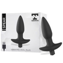 Cargar imagen en el visor de la galería, PLUG ANAL CON VIBRACIÓN USB SILICONA SPEAR
