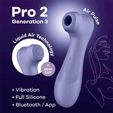 Cargar imagen en el visor de la galería, SATISFYER PRO 2 GENERATION 3 LIQUID AIR TECHNOLOGY SUCCIÓN Y VIBRACIÓN APP CONNECT
