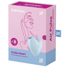 Load image into Gallery viewer, SATISFYER CUTIE HEART AIR PULSE ESTIMULADOR Y VIBRADOR
