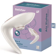 Cargar imagen en el visor de la galería, SUCCIONADOR DE CLÍTORIS PRO 4 COUPLES VERSIÓN 2020 SATISFYER - Spicyandlove
