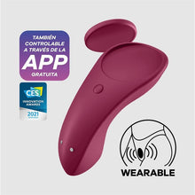 Load image into Gallery viewer, ESTIMULADOR DE BRAGUITA CON APP WINE RED DE SATISFYER
