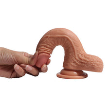 Cargar imagen en el visor de la galería, DILDO SILICONA DOBLE DENSIDAD CASTIEL 19 CM - Spicyandlove
