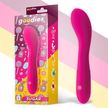 Load image into Gallery viewer, VIBRADOR PUNTO G USB SILICONA FUSHSIA GOODIES SUGAR - Spicyandlove
