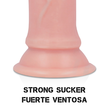 Cargar imagen en el visor de la galería, ARNÉS + DILDO REALISTA 17CM DUAL DENSITY PANZER
