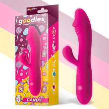 Load image into Gallery viewer, VIBRADOR CON CONEJITO PUNTO G USB SILICONA CANDY
