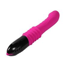 Cargar imagen en el visor de la galería, VIBRADOR MOVIMIENTO UP/DOWN SILICONA USB NATHAN 26 CM
