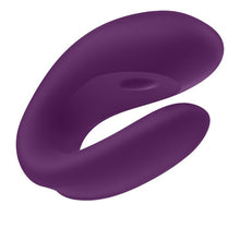 Load image into Gallery viewer, VIBRADOR PARA PAREJAS CON APP DOUBLE JOY VIOLETA SATISFYER - Spicyandlove
