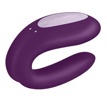 Load image into Gallery viewer, VIBRADOR PARA PAREJAS CON APP DOUBLE JOY VIOLETA SATISFYER - Spicyandlove
