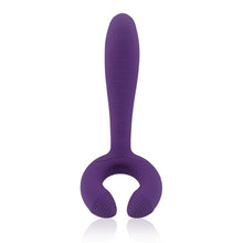 Load image into Gallery viewer, VIBRADOR PARA PAREJAS DUO ICONS PÚRPURA
