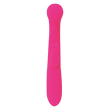 Load image into Gallery viewer, VIBRADOR PUNTO G Y CONEJITO USB SILICONA FUCSIA COTTON
