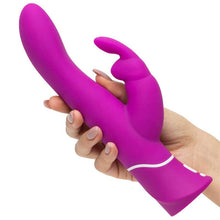 Load image into Gallery viewer, VIBRADOR PUNTO G Y CONEJITO CURVE USB DE HAPPY RABBIT
